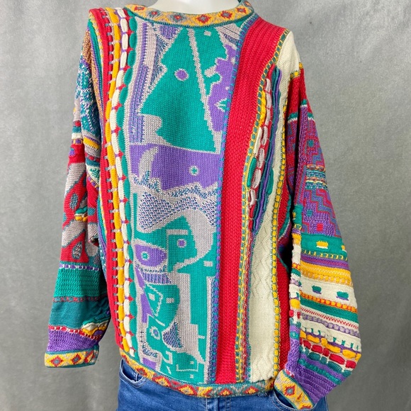COOGI Other - COOGI Australia Sweater 100% original Abstract VTG